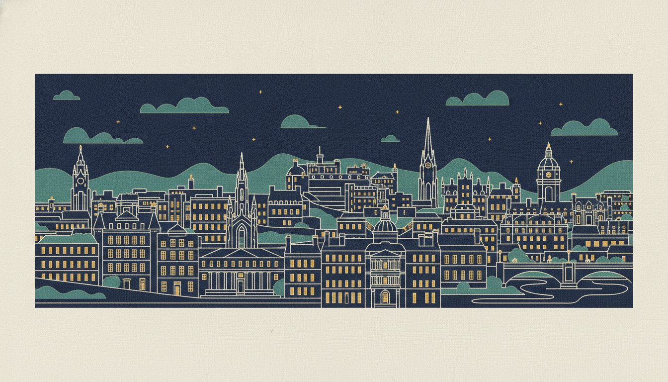 Edinburgh - editorial illustration