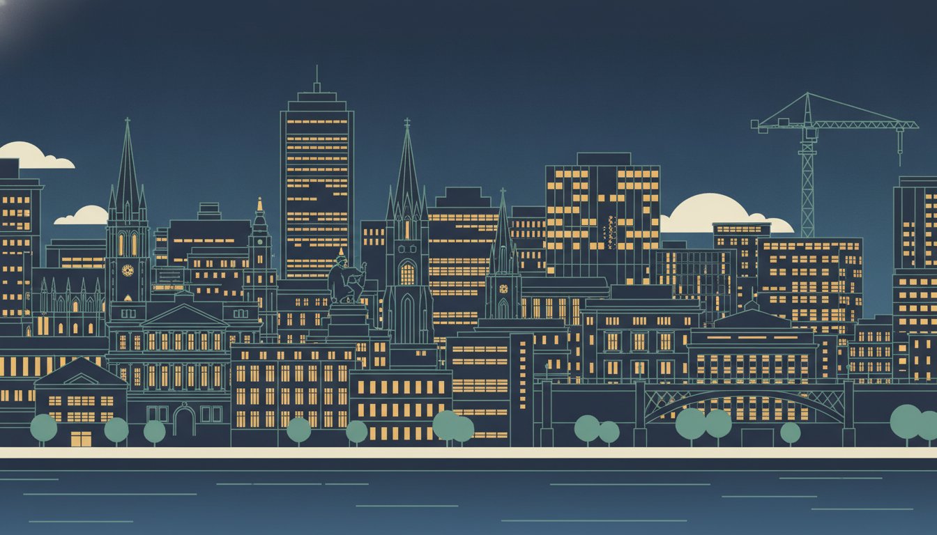Glasgow - editorial illustration