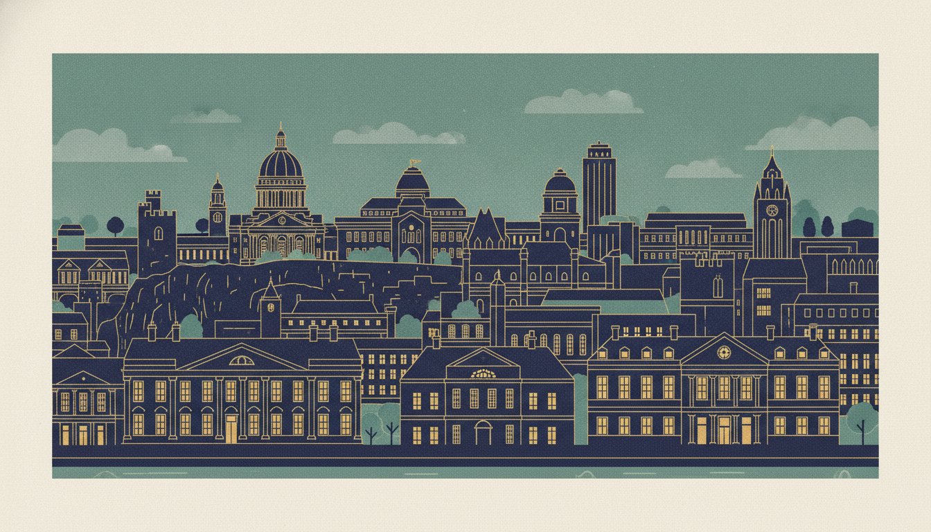 Nottingham - editorial illustration